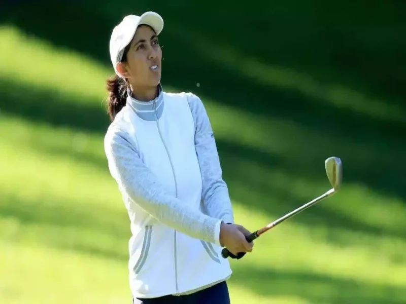 File Image Of Golfer Aditi Ashok.