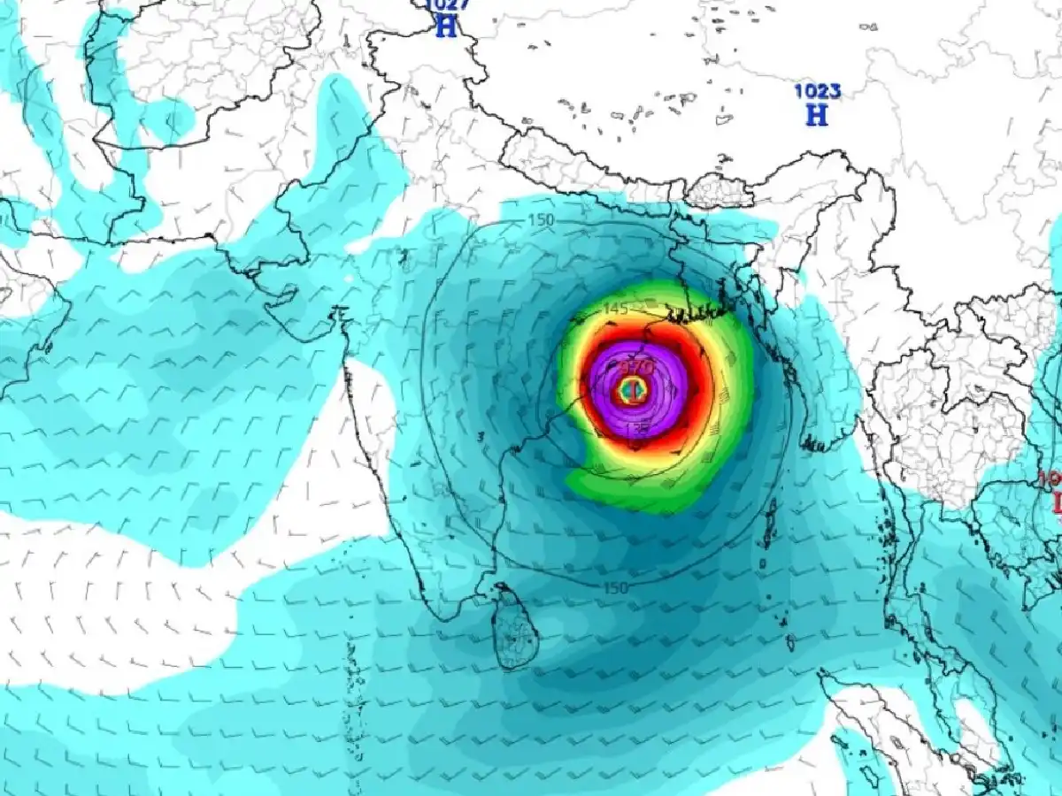 Cyclone 'Dana' Forming Over Bay Of Bengal Soon.