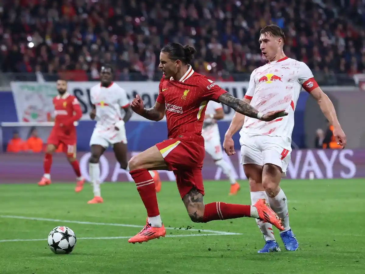 A 27Th Minute Tap-In From Darwin Nunez Took Liverpool To A Controlled 1-0 Win At Rb Leipzig.