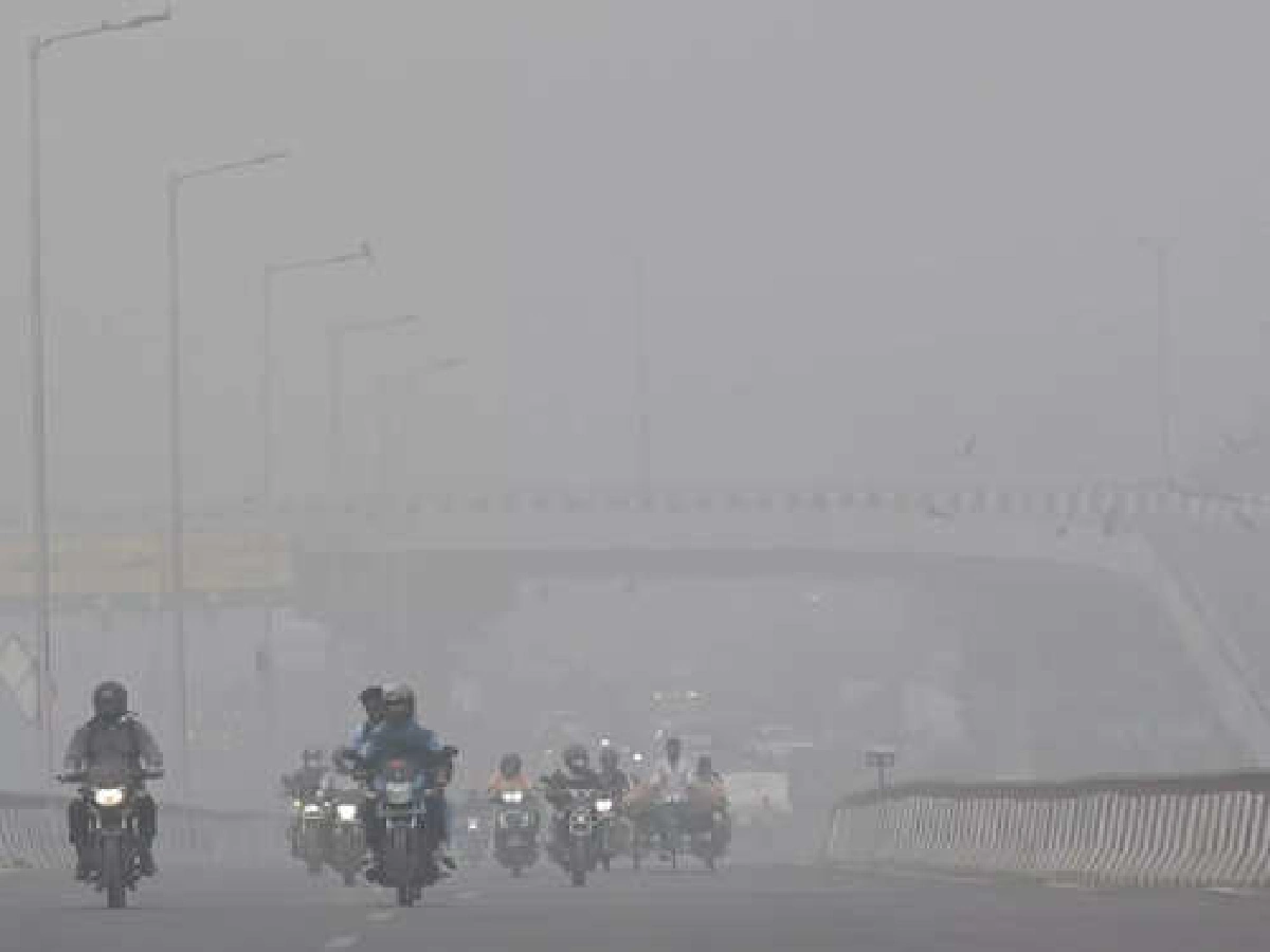 A Thick Blanket Of Fog Engulfed Delhi On Wednesday Morning.