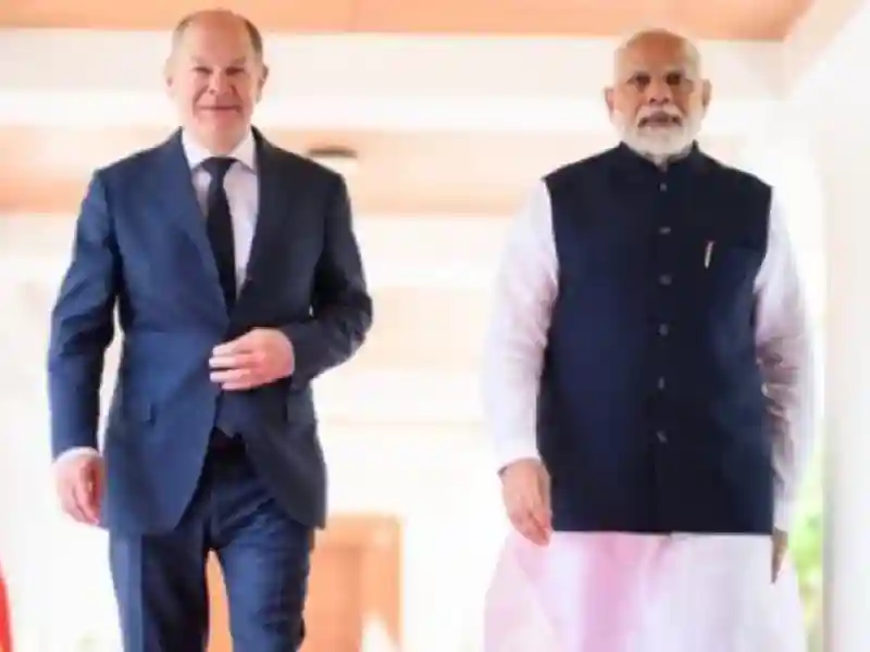 Scholz visited India thrice in the last two years, suggesting Germany may reduce dependence on China.