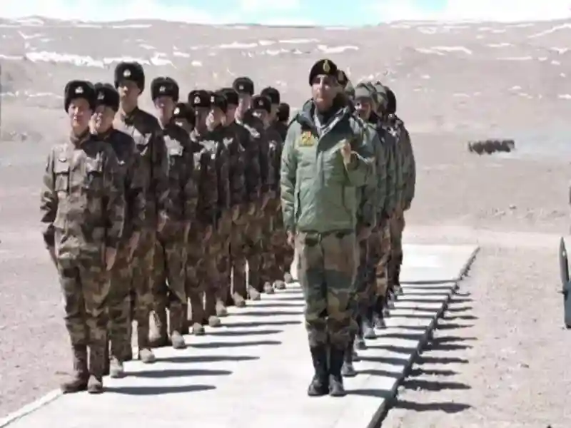 The ongoing tension between India and China persists in Eastern Ladakh.