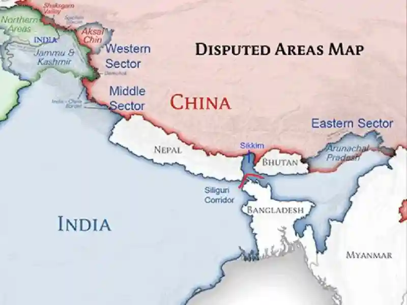 Anil Chauhan suggests China would feel the same as India if their map shrank after becoming independent in 1947.