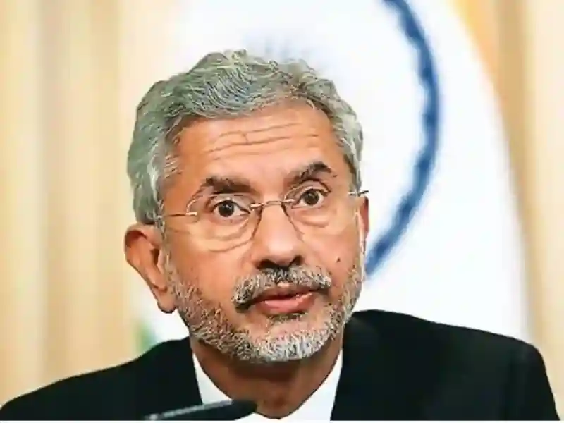 Jaishankar speaks at Kautilya Economic Conclave in New Delhi.