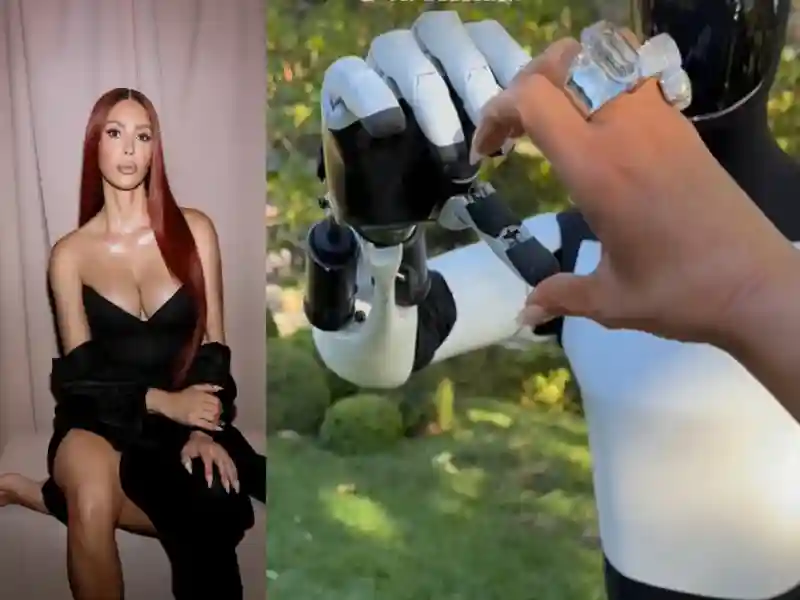 Kim Kardashian's new Tesla Optimus Robot