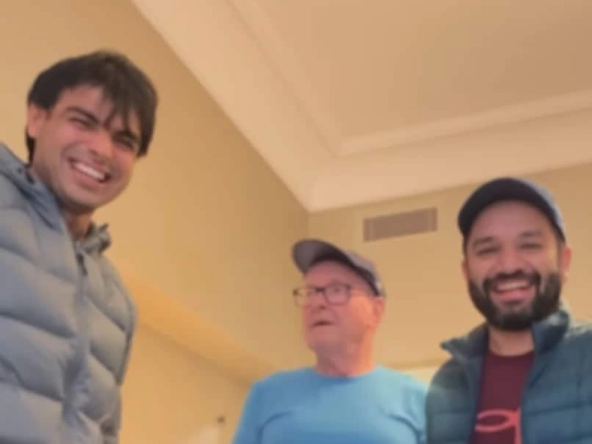 Neeraj Chopra Pulled Off A Hilarious Prank On His Coach Klaus Bartonietz.