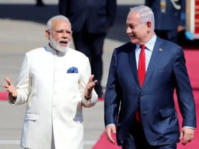 PM Modi and Benjamin Netanyahu