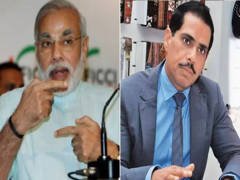 PM Modi and Robert Vadra