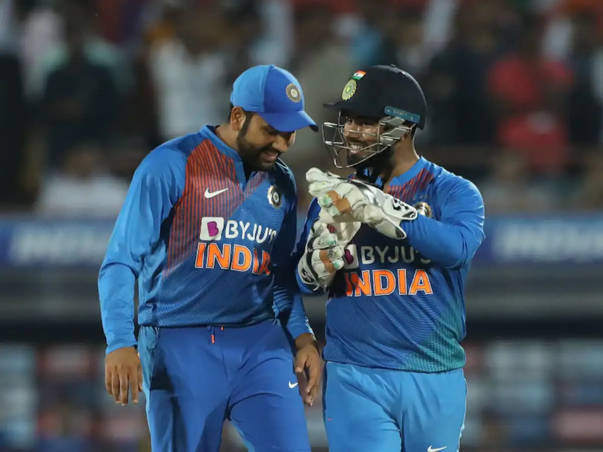 Rishabh Pant And Rohit Sharma