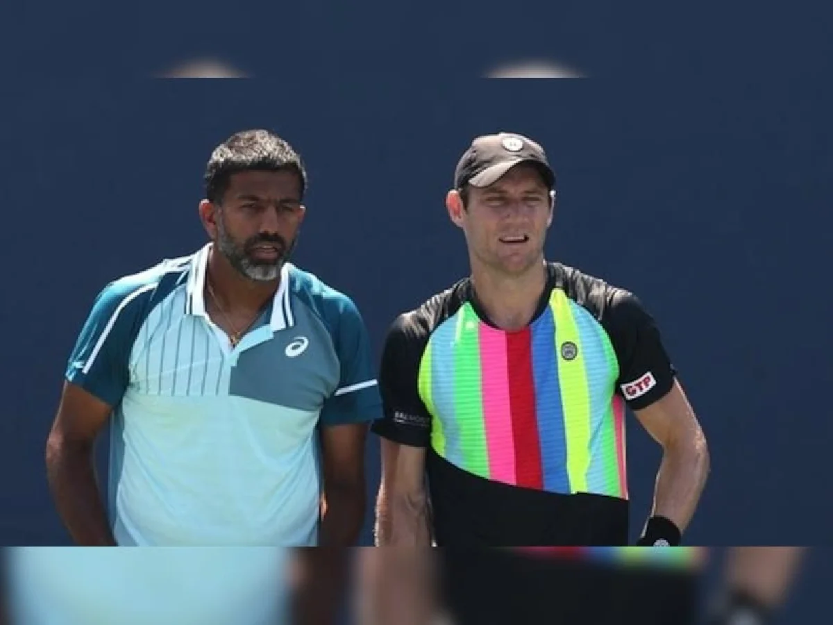 Rohan Bopanna And Matthew Ebden In Action