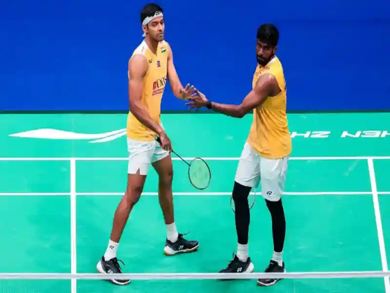 Satwiksairaj Rankireddy and Chirag Shetty