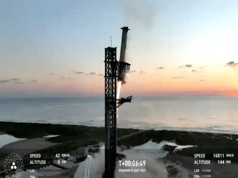 Spacex Mechazilla Catches Rocket Midair