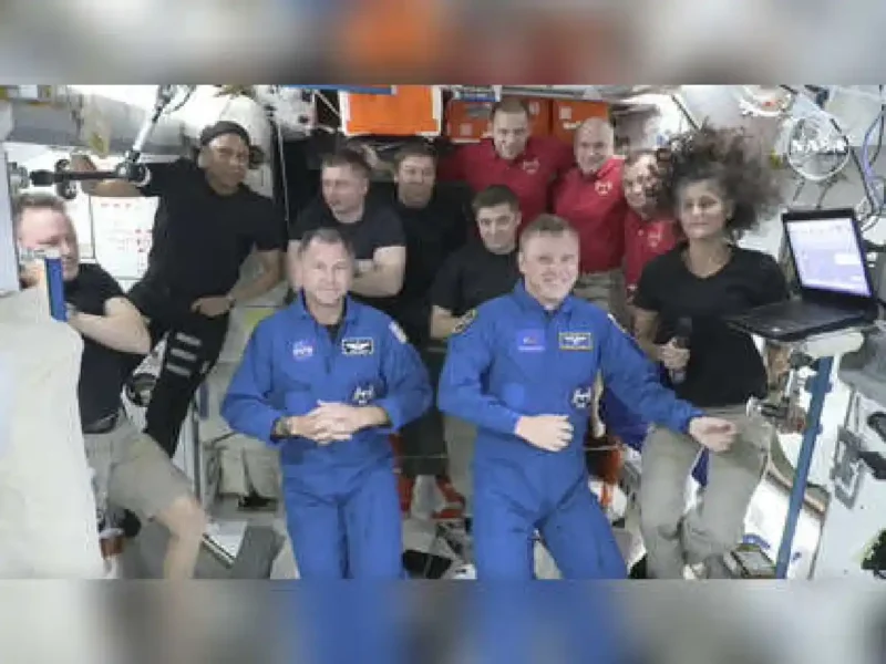 Sunita Williams Welcomes 2 New Astronauts To International Space Station