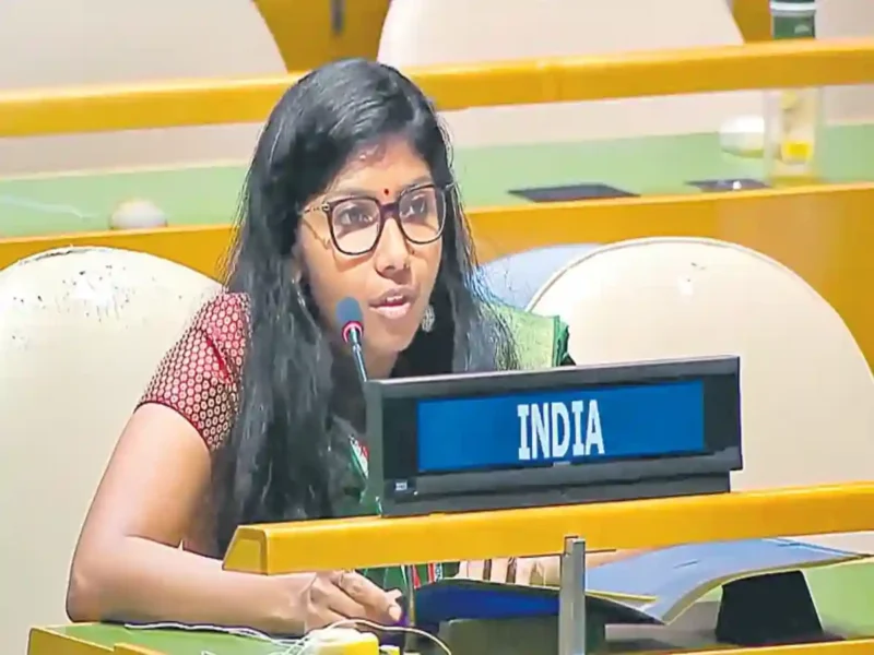 UNGA Indian diplomat Bhavika Mangalanandan